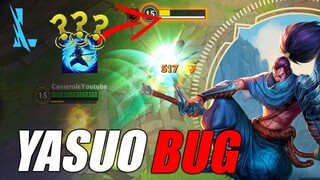 Wild Rift - Yasuo Bug