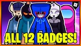 How to get ALL 12 BADGES in FRIDAY NIGHT FUNK ROLEPLAY (FNF) || Roblox