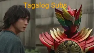 Kamen Rider OOO, TaJaDor Eternity Combo. Henshin and Finishers (Tagalog Subs)