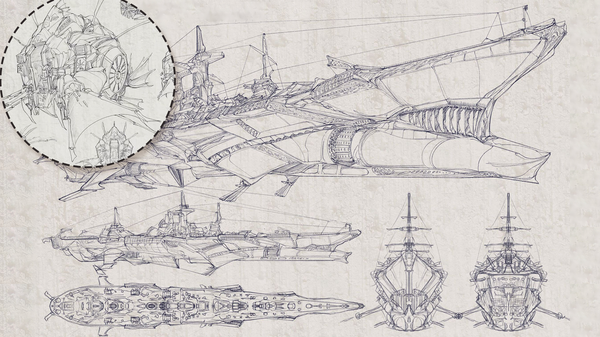 Vẽ Tranh] Tàu Chiến Avalon - Bilibili