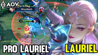 AOV : LAURIEL GAMEPLAY | PRO LAURIEL - ARENA OF VALOR LIÊNQUÂNMOBILE ROV COT