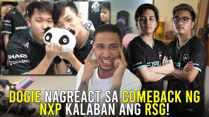 DOGIE REACTION SA COMEBACK NG NXP VS RSG