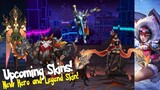 UPCOMING UPDATES AND FUTURE UPDATES NEW SKINS NEW HEROES MOBILE LEGENDS NEWS UPDATES UPCOMING SQUAD