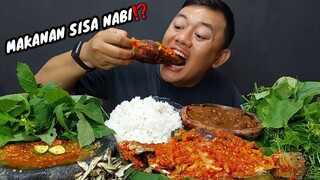 MUKBANG IKAN GORENG PEDAS + SEMUR JENGKOL SAMBAL MENTAH IKAN ASIN LALAPAN MENTAH