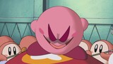 Baby Kirby yang berubah menjadi setan merah muda