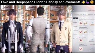 Love and Deepspace Hidden Handsy achievement! 👋🍆😏