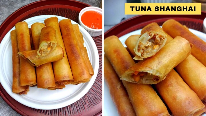 CREAMY CHEESY TUNA LUMPIA / BUDGET FRIENDLY SHANGHAI RECIPE / CHUBBYTITA