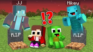 Baby Mikey & JJ Adopted by Ghost Family in Minecraft (Maizen Mazien Mizen)