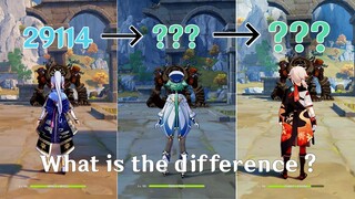 Kazuha vs Sucrose !! How much is the difference ? Gameplay Comparison!