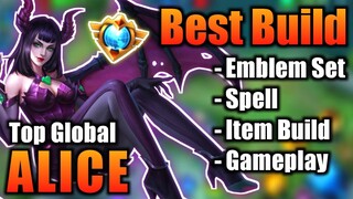 Alice Best Build 2022 | Top 1 Global Alice Build | Alice - Mobile Legends | MLBB