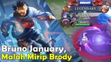 Bruno January, Malah Mirip Brody || Review Skin Bruno Starlight mobile legends