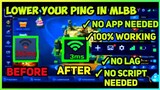 HOW TO LOWER YOUR PING IN MOBILE LEGENDS WITHOUT APP | 100% WORKING | LEGIT