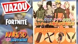 VAZOU SKIN DO SASUKE, KAKASHI e SAKURA - Fortnite x Naruto Shippuden