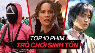 10 TRÒ CHƠI SINH TỒN ĐÁNG SỢ NHẤT trên màn ảnh