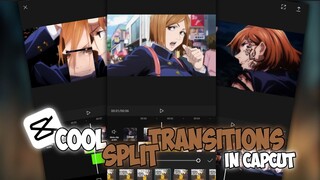 Tutorial • 3 Cool Split Transitions to make in Capcut!