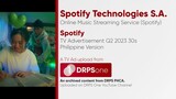 Spotify TV Ad Q2 2023 30s (Philippines)