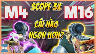 CALL OF DUTY MOBILE VN | TẠI SAO NHIỀU NGƯỜI LẮP SCOPE 3X CHO M4 VÀ M16? | Zieng Gaming