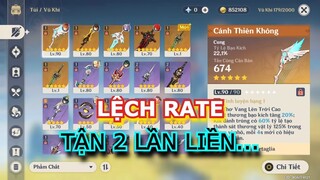 Genshin Impact : Toàn cảnh 2 cú lệch rate đau đớn T.T