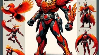 Gambar Kamen Rider Empat Roh + Empat Binatang Ilahi di mata AI pasti akan mengejutkan Anda pada akhi