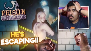 HE TRIED TO ESCAPE!!😱 - PRISON SIMULATOR #3