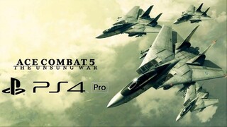 Ace Combat 5: The Unsung War PS4 Gameplay (1080p 60fps)