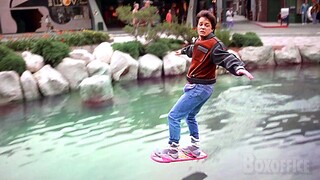 The Iconic Hover Board Chase | Back To The Future 2 | CLIP