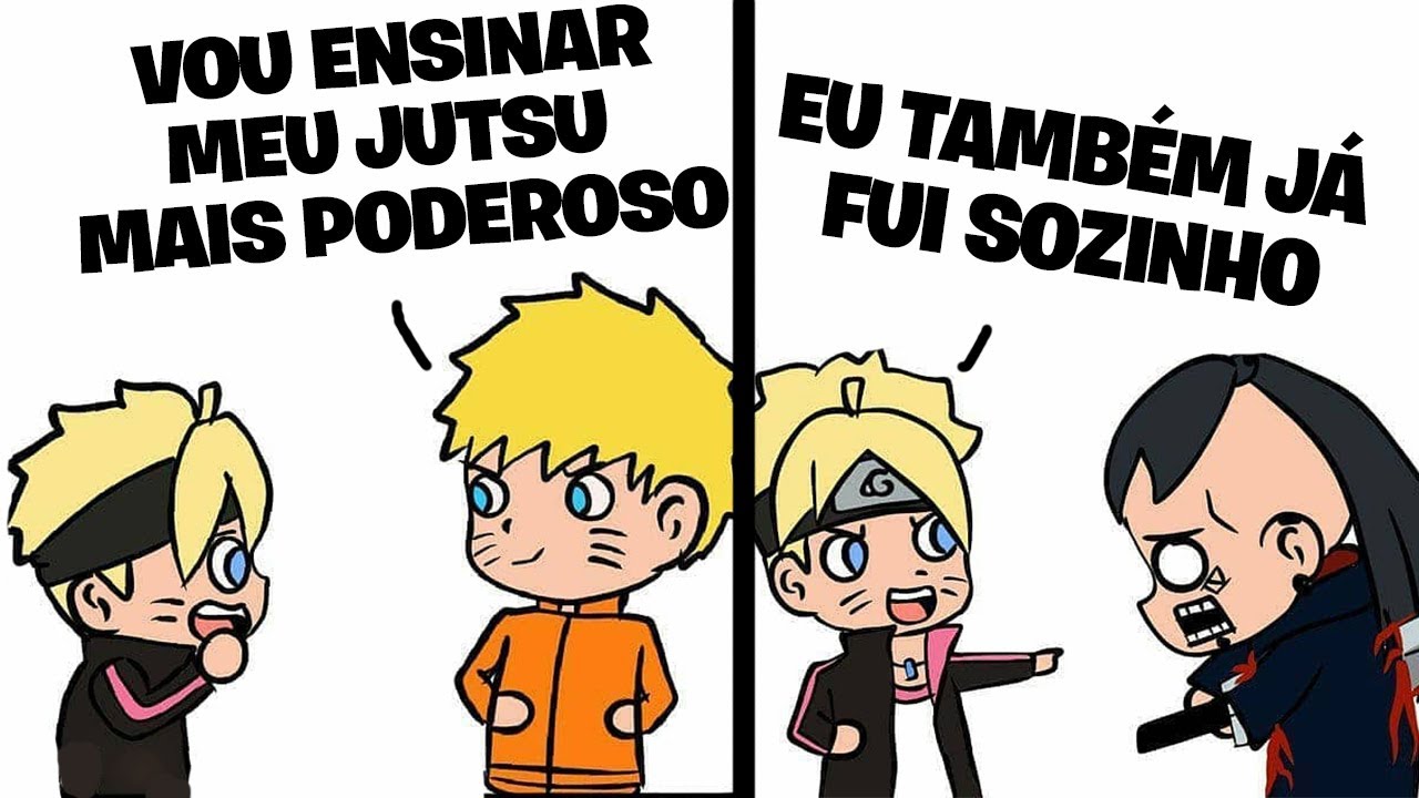 MEMES DE NARUTO EM TIRINHAS E QUADRINHOS