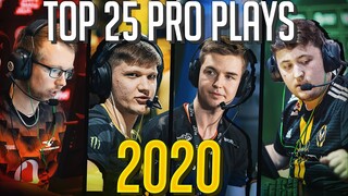 TOP 25 CS:GO PRO PLAYS OF 2020! (THE BEST FRAG HIGHLIGHTS OF THE YEAR)