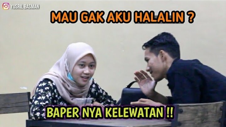 BISIKIN KE CEWEK YANG GAK DIKENAL "MAU GAK AKU HALALIN " || BAPER PARAH
