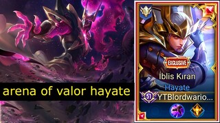 arena of valor hayate arena of valor hayate gameplay