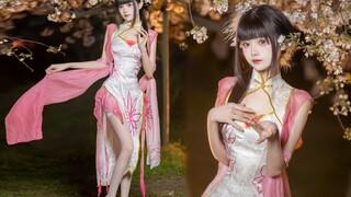 旗袍美人兮❤见之不忘~ 520特供❀桃花旗袍❀【奶糕】