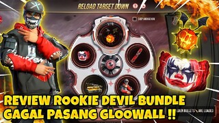 BARU MUNCUL BUNDLE ROOKIE DEVIL ?? GLOOWALL DAN GRENADE MANTAP !! FREE FIRE