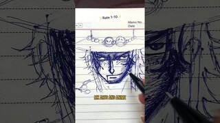 [ASMR]🥹ACE♠️Drawing from ONE PIECE🏴‍☠️(sketchbook) #shorts #satisfying #anime