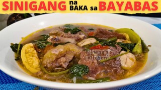 SINIGANG NA BAKA SA BAYABAS | Beef In Guava Soup | Beef SINIGANG | Sinigang Sa BAYABAS