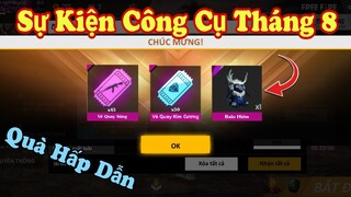 [Garena Free Fire] Sẽ Nhận Được Quà Khủng Gì Trong Sự Kiện Công Cụ Tháng 8.