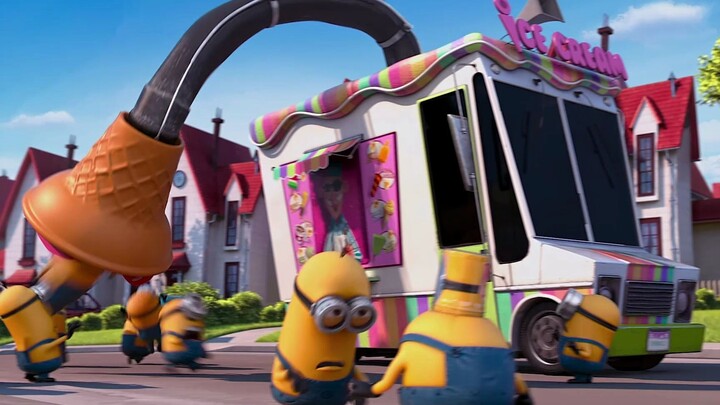 [Minions] With An Ice Cream Car, You Can Swindle All The Minions!
