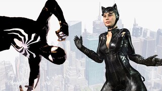 SEXY BLACK CAT AND BLACK SPIDER-MAN - DANCE SHOW