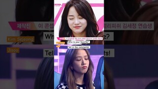 Jisoo or Kim Sejeong?