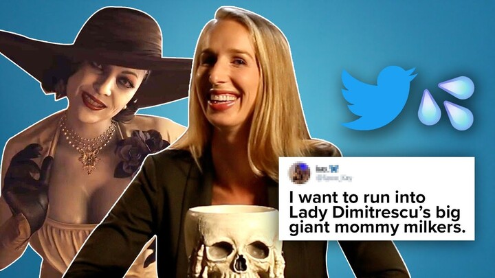 Lady Dimitrescu Reads Thirst Tweets