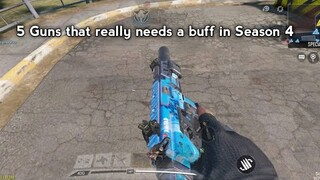 5 guns that really needs a buff in CODM Season 4