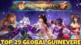 TOP 29 GLOBAL GUINEVERE - ImmortalYT - SAKURA WISHES - MOBILE LEGENDS