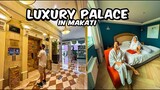 STAYING in a P3,700 LUXURY PALACE in Makati - Caesars Palace of Makati! | Makati Palace Hotel