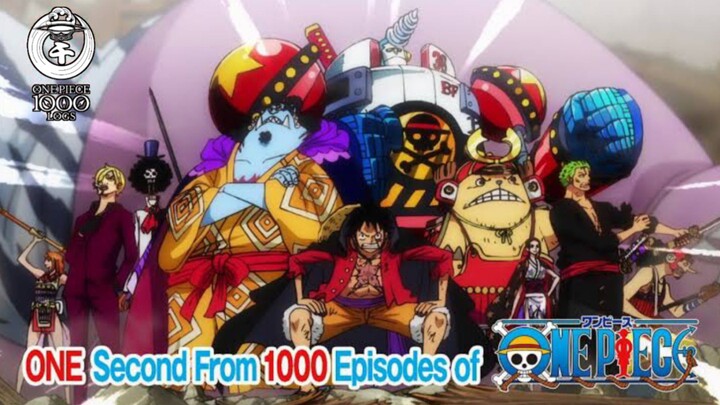 One Second From 1000Episodes of One Piece