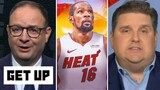 GET UP | Brian Windhorst tells Woj: Miami Heat exhausting all options to land Kevin Durant