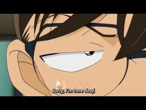 Ran tells Sera that Shinichi sings like Conan