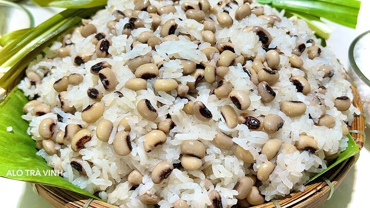 XÔI ĐẬU TRẮNG- Đừng cho trực tiếp Nếp vào HẤP và NẤU, Phát hiện cách mới Nhanh mà Ngon. Sticky rice