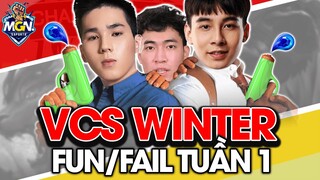 Fun/Fail VCS Mùa Đông 2021 Tuần 1 | Bộ Đôi Siêu Xạ Thủ Divkid và Sty1e | MGN