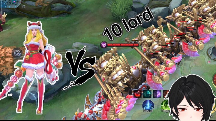 Freya vs 10 lord dan minion ??