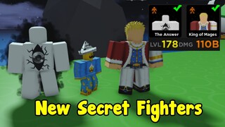 Got New Secret Fighters The Answer & King Of Mages! - Anime Fighters Simulator Roblox