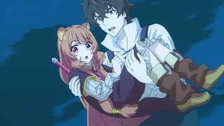 Naofumi carries Raphtalia out of the labyrinth Ep 8 [ Tate no Yuusha no Nariagari  ]